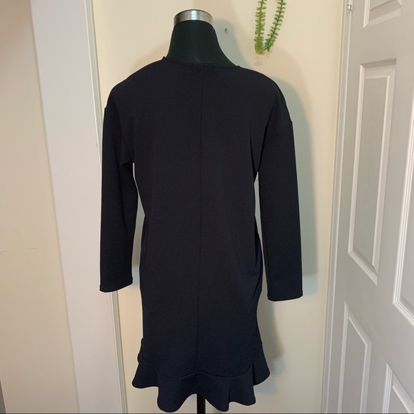 Zara Embroidered Front Daisy Floral Raffle Hem Slip Dress - Picture 4 of 16